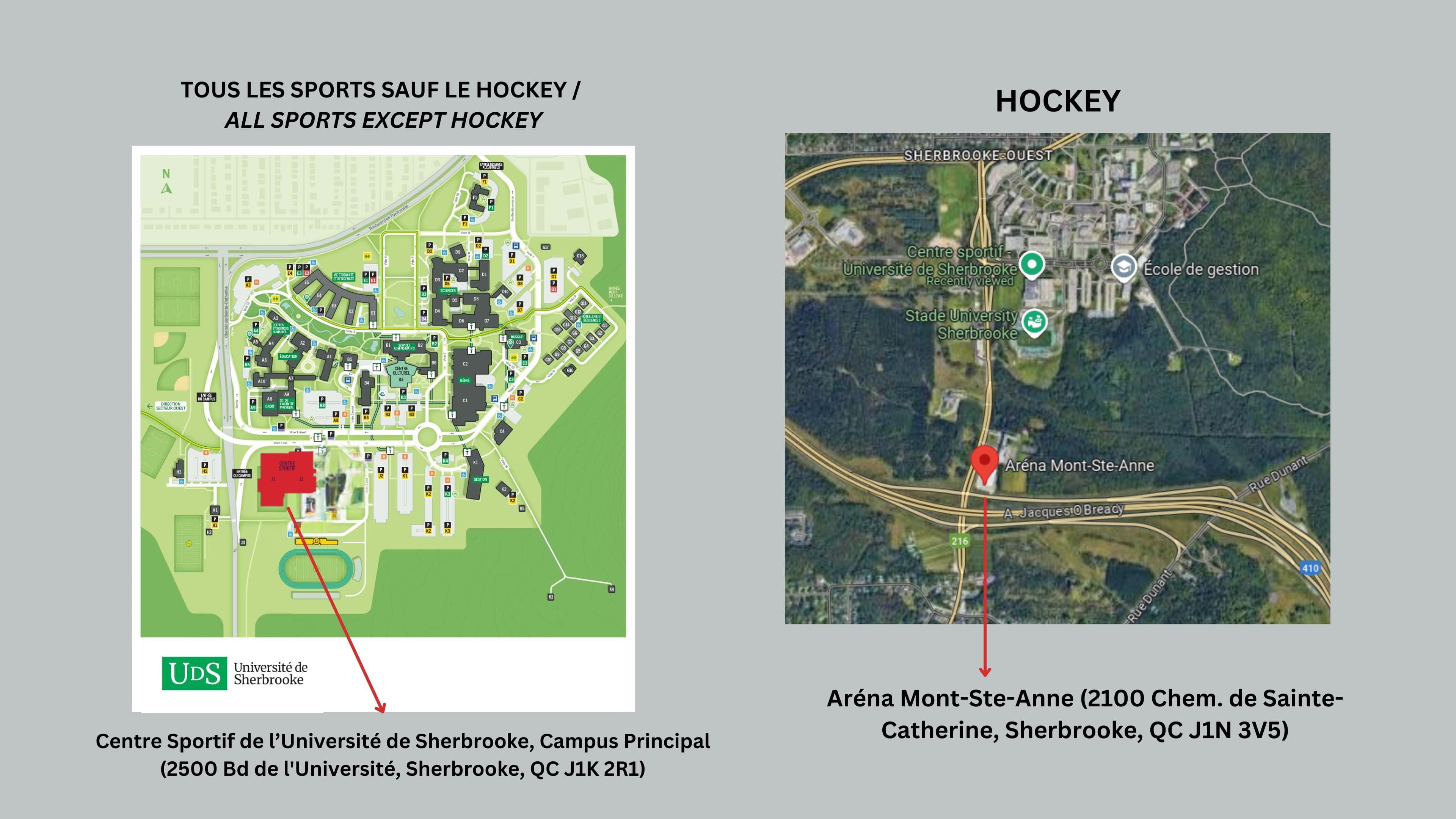 Sports, Centre Sportif - Université de Sherbrooke,[object Object],(2500 Bd de l'Université, Sherbrooke)